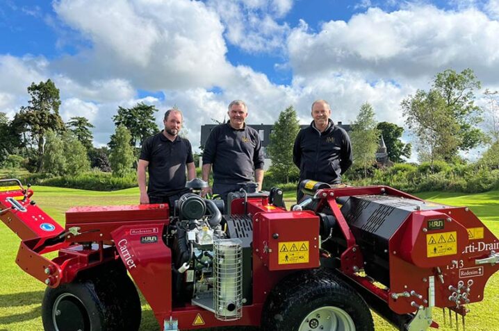 Afbeelding bij Meldrum House equipped to withstand wetter winters with versatile Verti-Drain® and Carrier